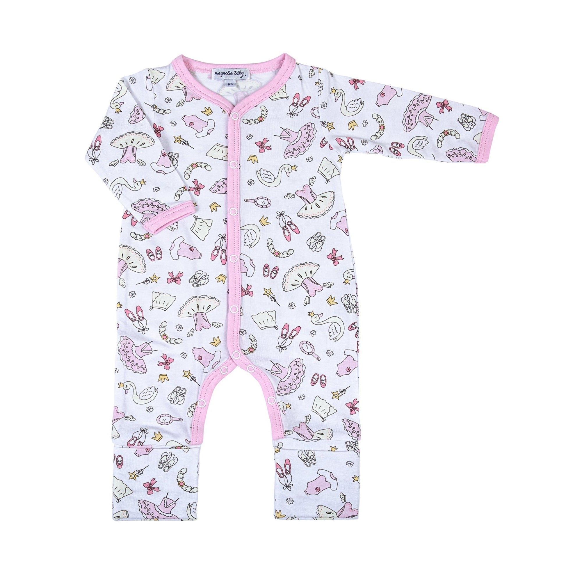 Swan Lake Playsuit - Magnolia BabyPlaysuit