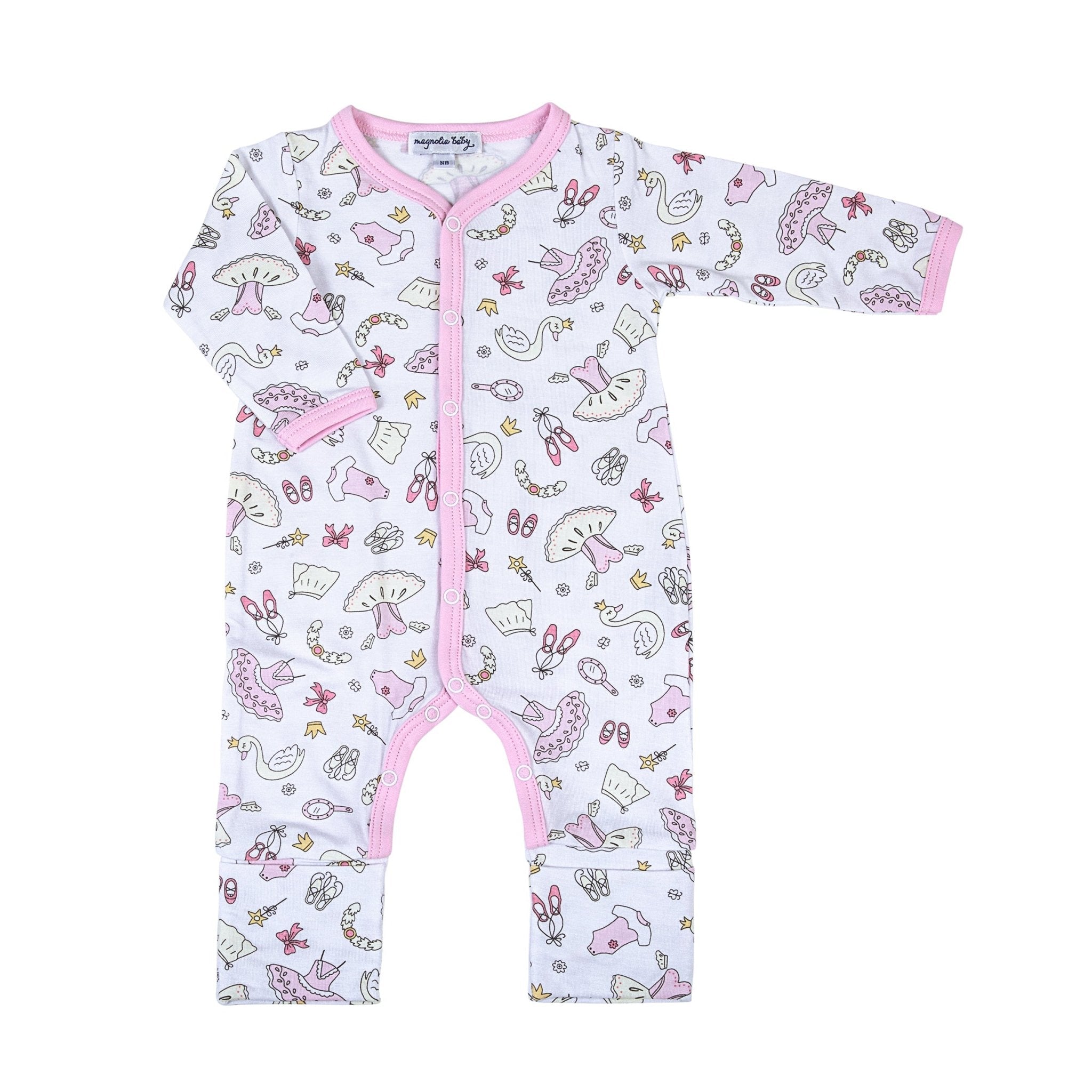Swan Lake Playsuit - Magnolia BabyPlaysuit