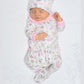 Swan Lake Zip Footie - Magnolia BabyFootie