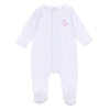 Swan Serenade Embroidered Footie - Magnolia BabyFootie