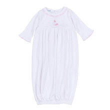  Swan Serenade Embroidered Gathered Gown - Magnolia BabyGown