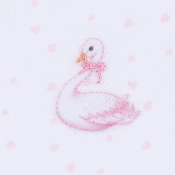 Swan Serenade Embroidered Hat - Magnolia BabyHat