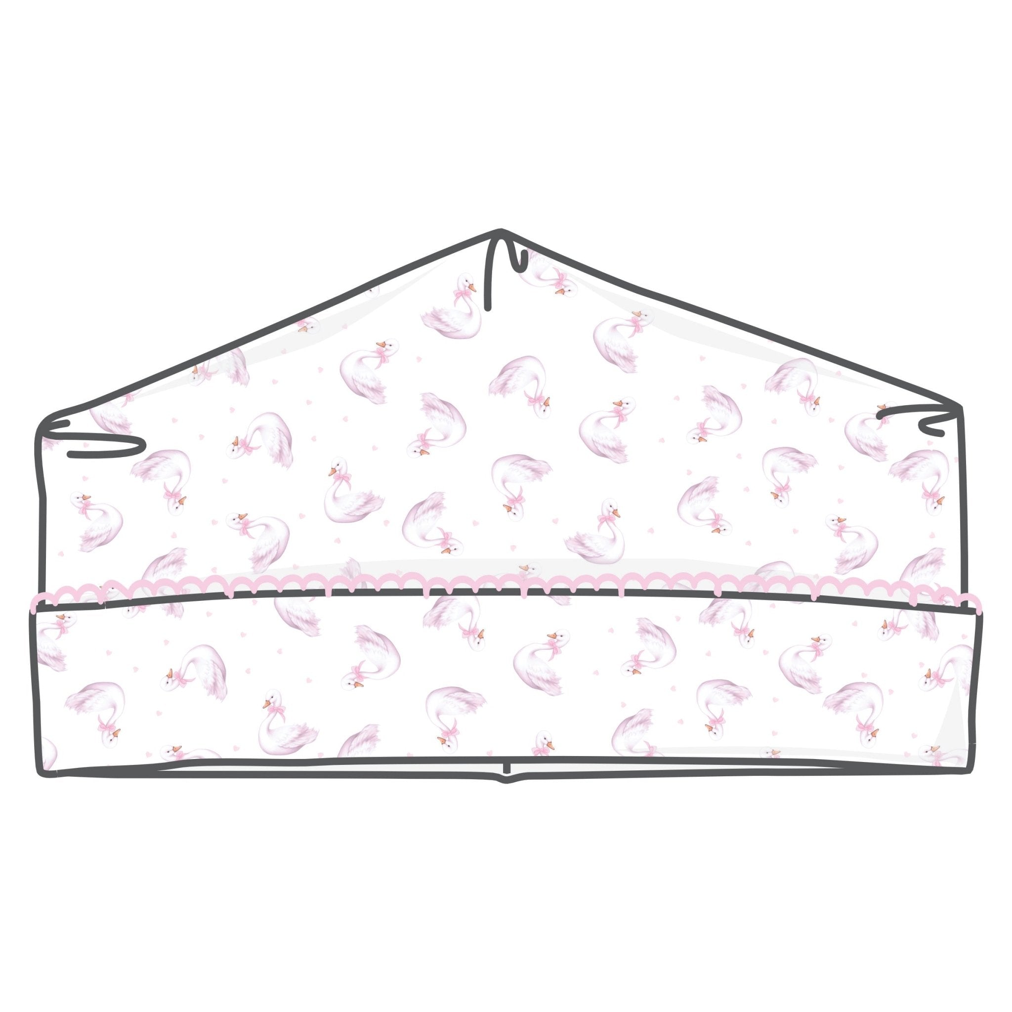 Swan Serenade Print Hat - Magnolia BabyHat