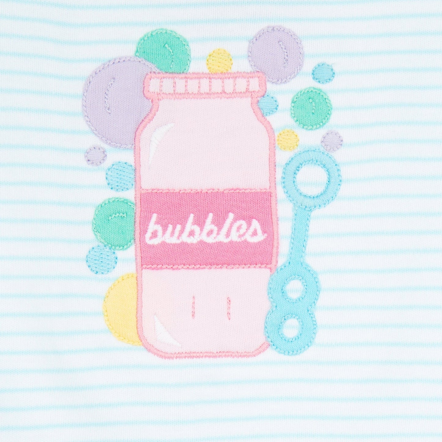 Sweet Bubbles Applique Footie - Magnolia BabyFootie
