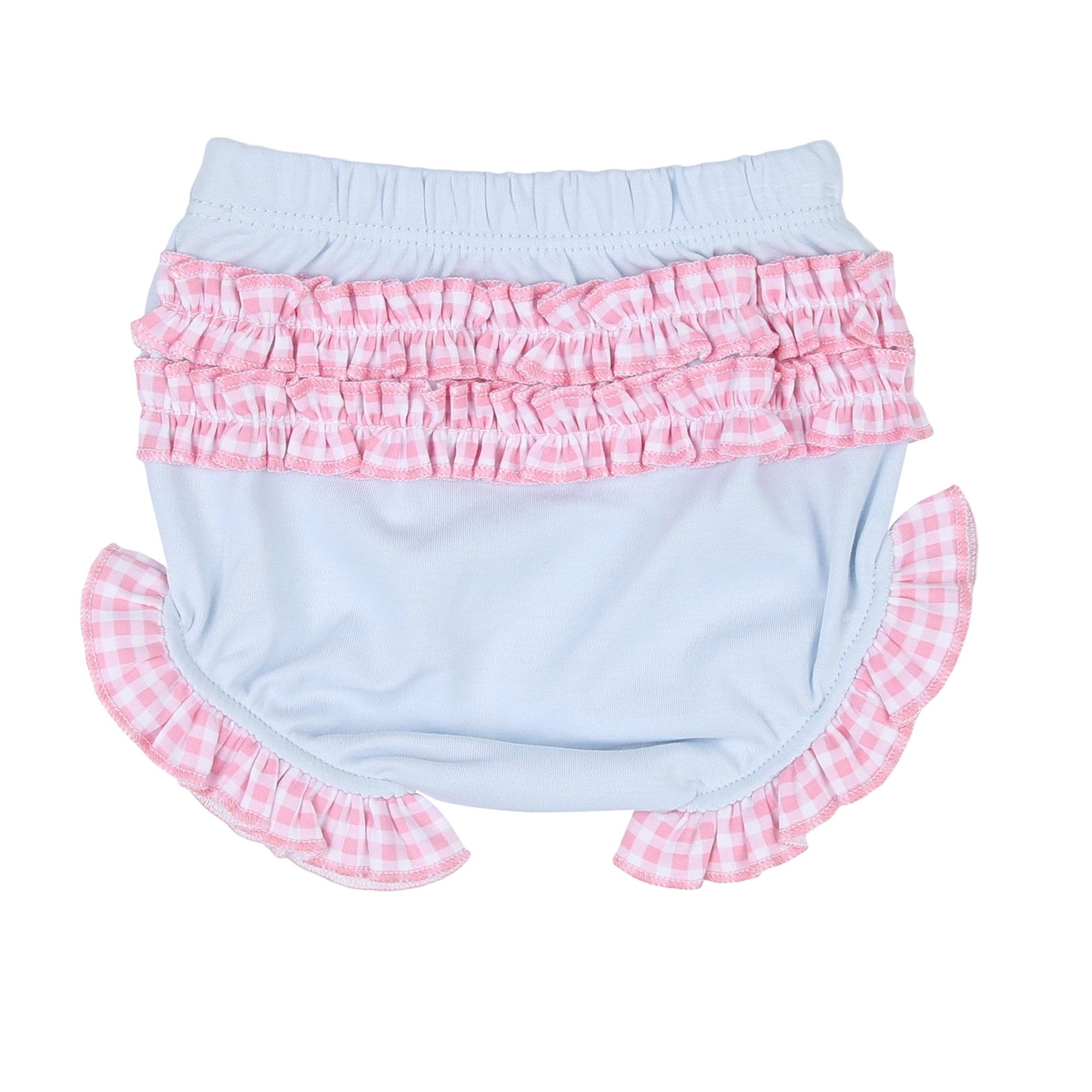 Sweet Cherry Applique Ruffle Diaper Cover Set - Magnolia BabyDiaper Cover