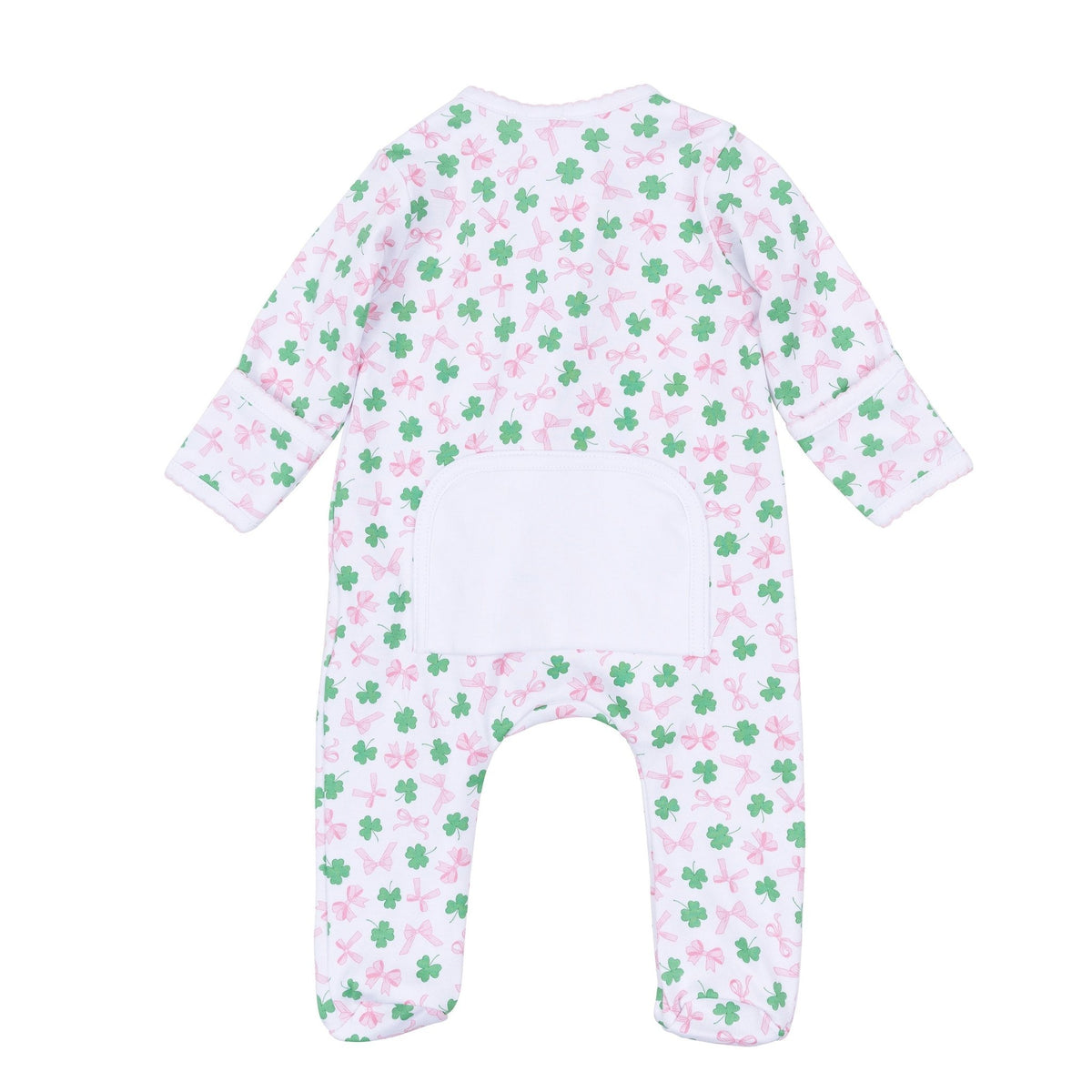 Magnolia Baby_Sweet Clover Print Zip Footie_8