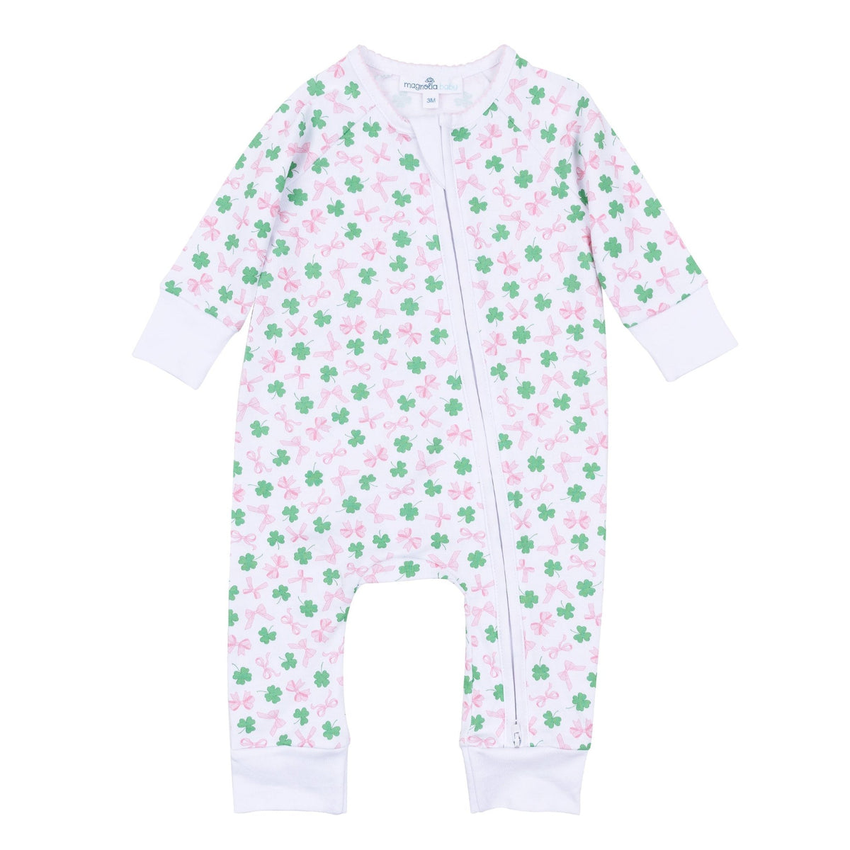 Magnolia Baby_Sweet Clover Print Zip Playsuit_1