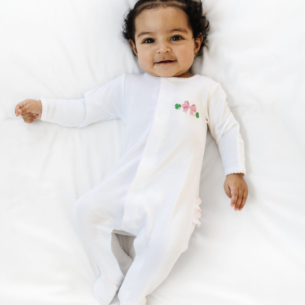 Magnolia Baby_Sweet Clover Ruffle Footie_2