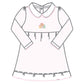 Sweet Gingerbread Pink Embroidered Collared Long Sleeve Toddler Dress - Magnolia BabyDress