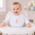 Sweet Golden Bib - Light Blue - Magnolia BabyBib