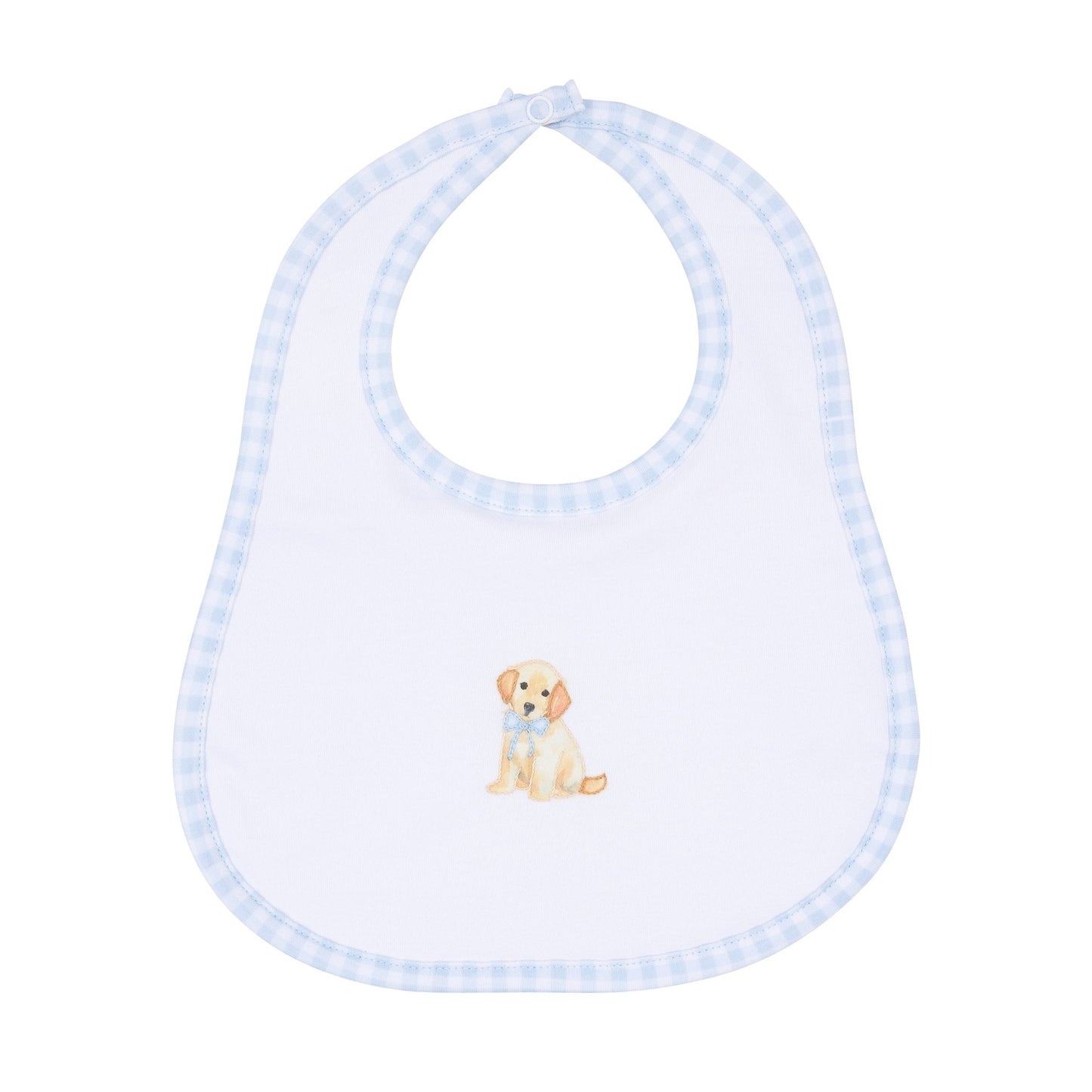 Sweet Golden Bib - Light Blue - Magnolia BabyBib