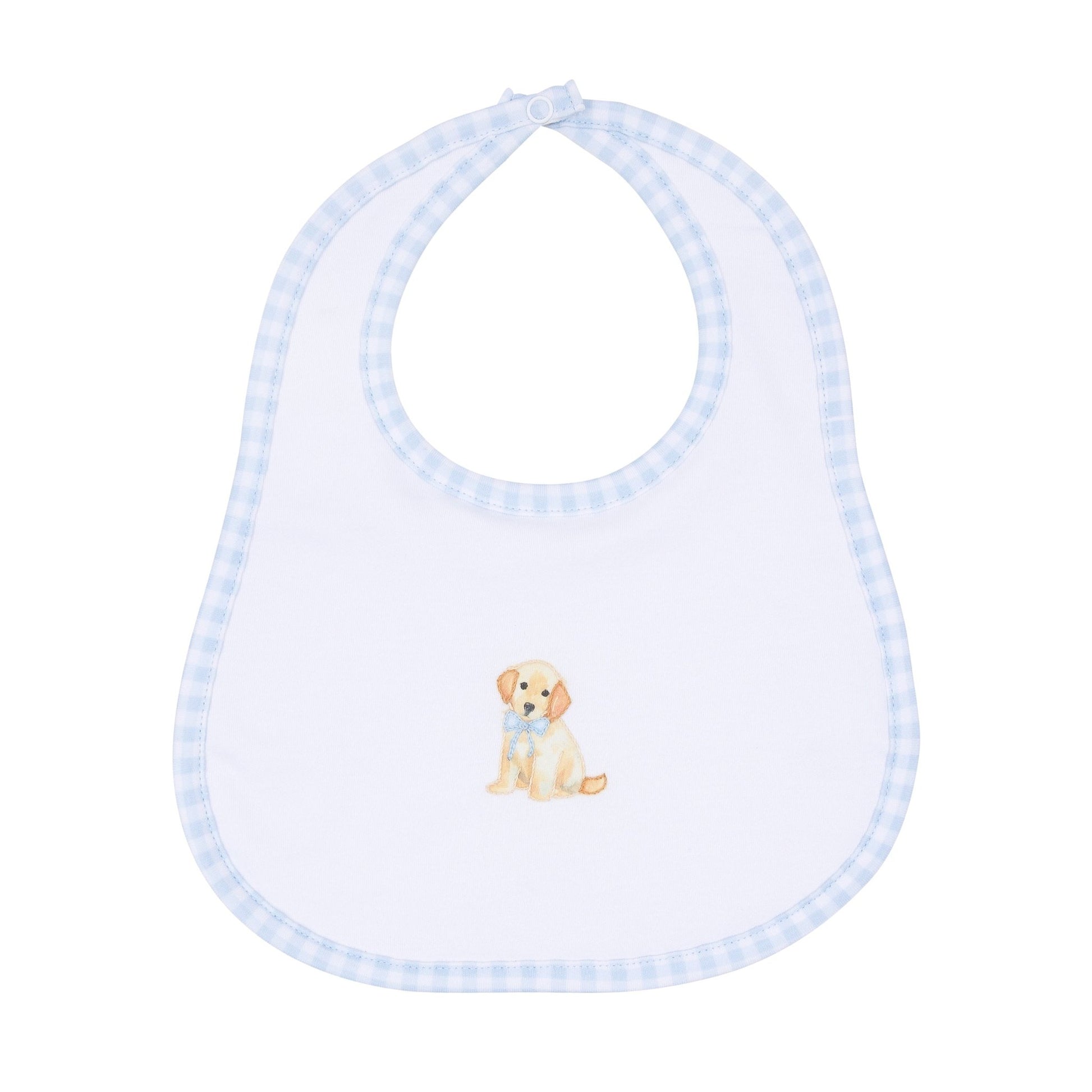 Sweet Golden Bib - Light Blue - Magnolia BabyBib