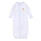 Sweet Golden Converter - Light Blue - Magnolia BabyConverter Gown