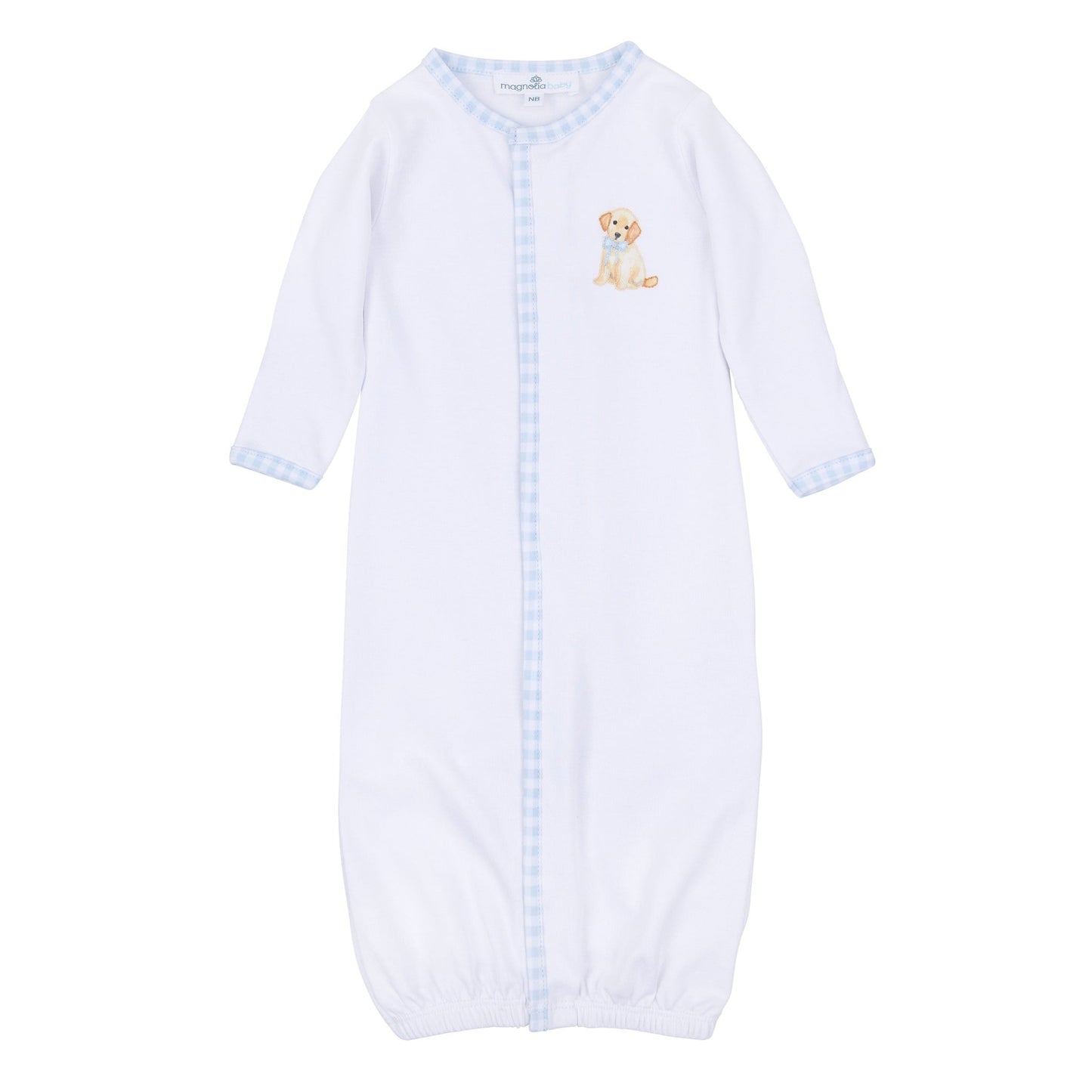 Sweet Golden Converter - Light Blue - Magnolia BabyConverter Gown