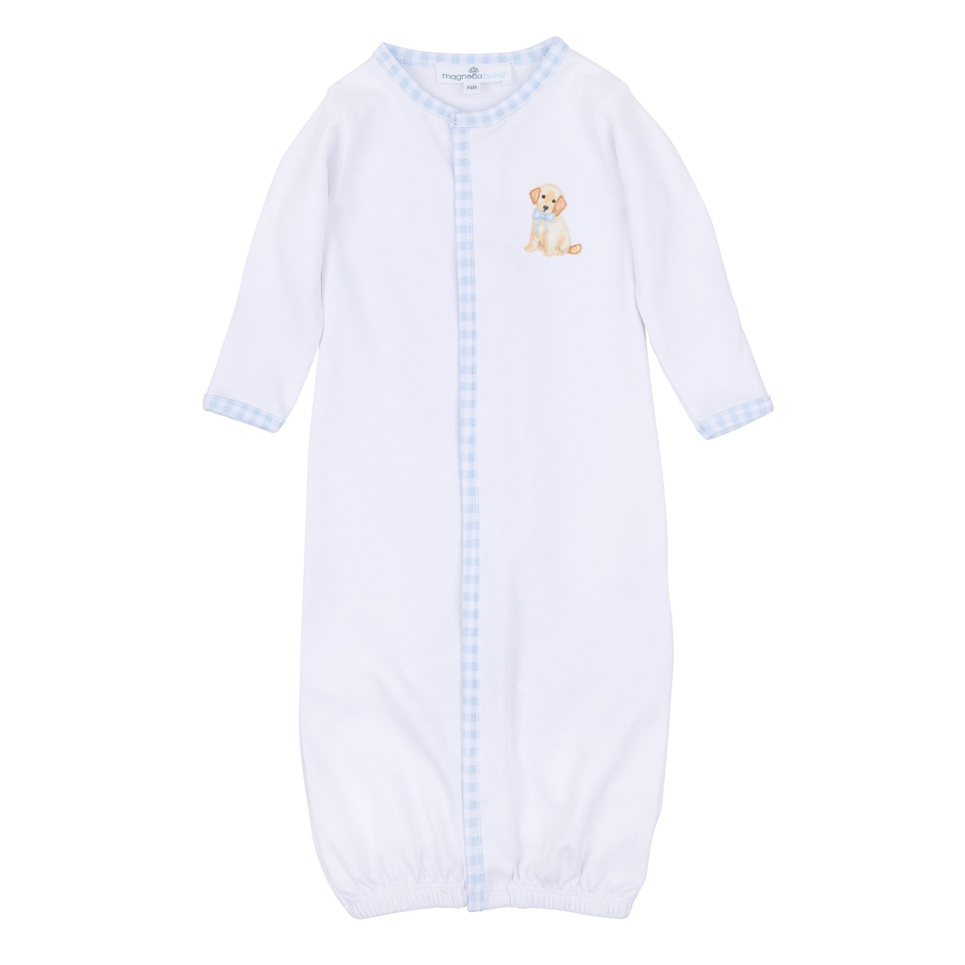Sweet Golden Converter - Light Blue - Magnolia BabyConverter Gown