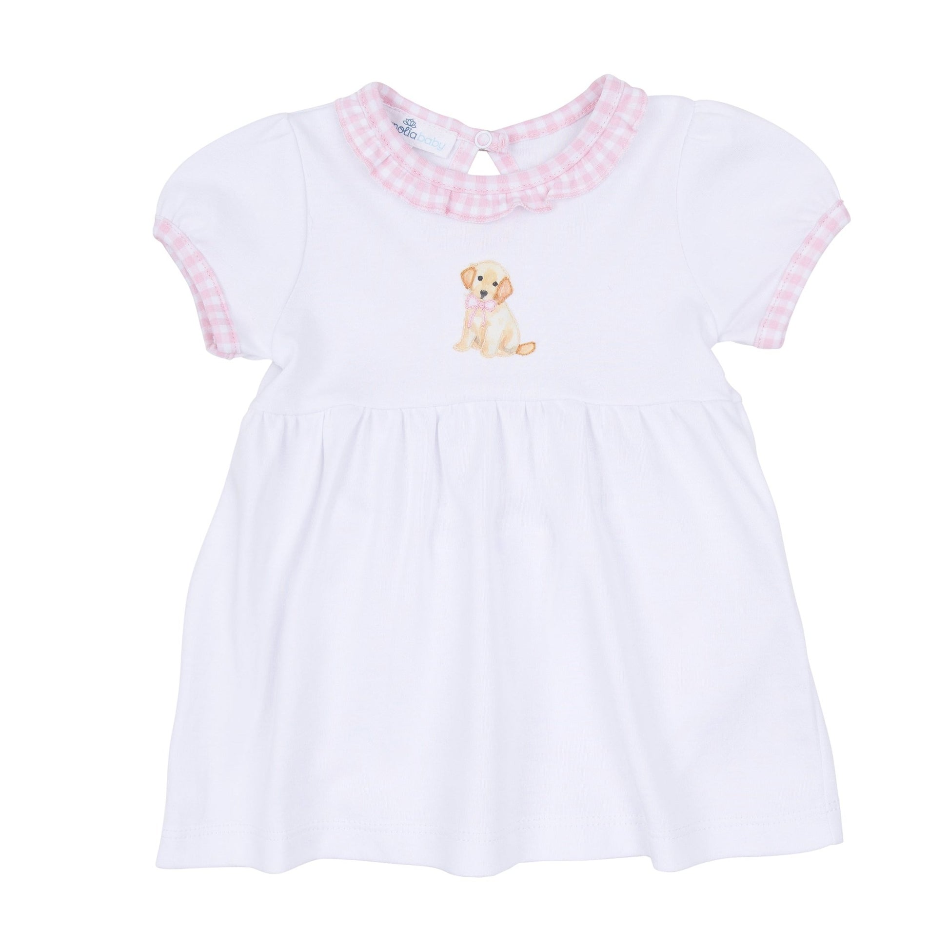 Sweet Golden Dress - Pink - Magnolia BabyDress