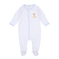 Sweet Golden Footie - Light Blue - Magnolia BabyFootie