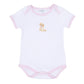 Sweet Golden Hand - Embroidered Bodysuit - Pink - Magnolia BabyBodysuit