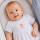Sweet Golden Hand - Embroidered Bubble - Blue - Magnolia BabyBubble