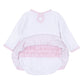 Sweet Golden Hand - Embroidered Ruffle Skirted Bodysuit - Magnolia BabyBodysuit