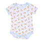 Sweet Golden Print Bodysuit - Light Blue - Magnolia BabyBodysuit