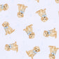 Sweet Golden Print Bubble - Light Blue - Magnolia BabyBubble