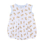 Sweet Golden Print Bubble - Light Blue - Magnolia BabyBubble