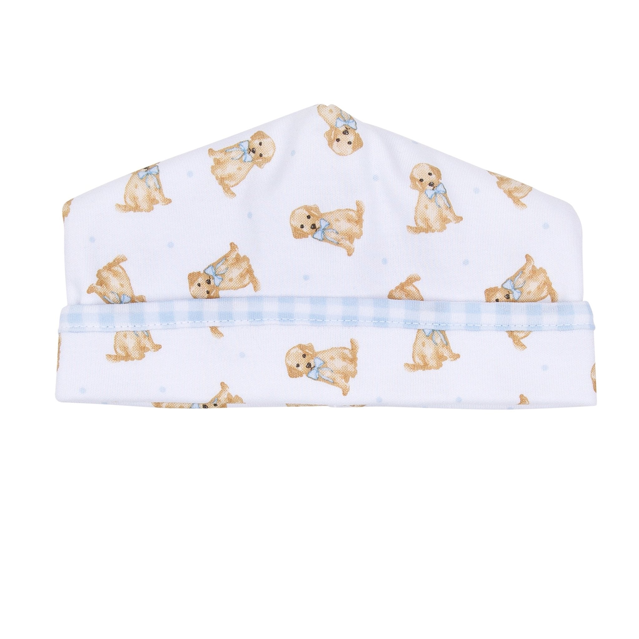 Sweet Golden Print Hat - Light Blue - Magnolia BabyHat
