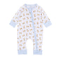 Sweet Golden Print Zip Playsuit - Light Blue - Magnolia BabyPlaysuit