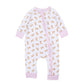 Sweet Golden Print Zip Playsuit - Pink - Magnolia BabyPlaysuit