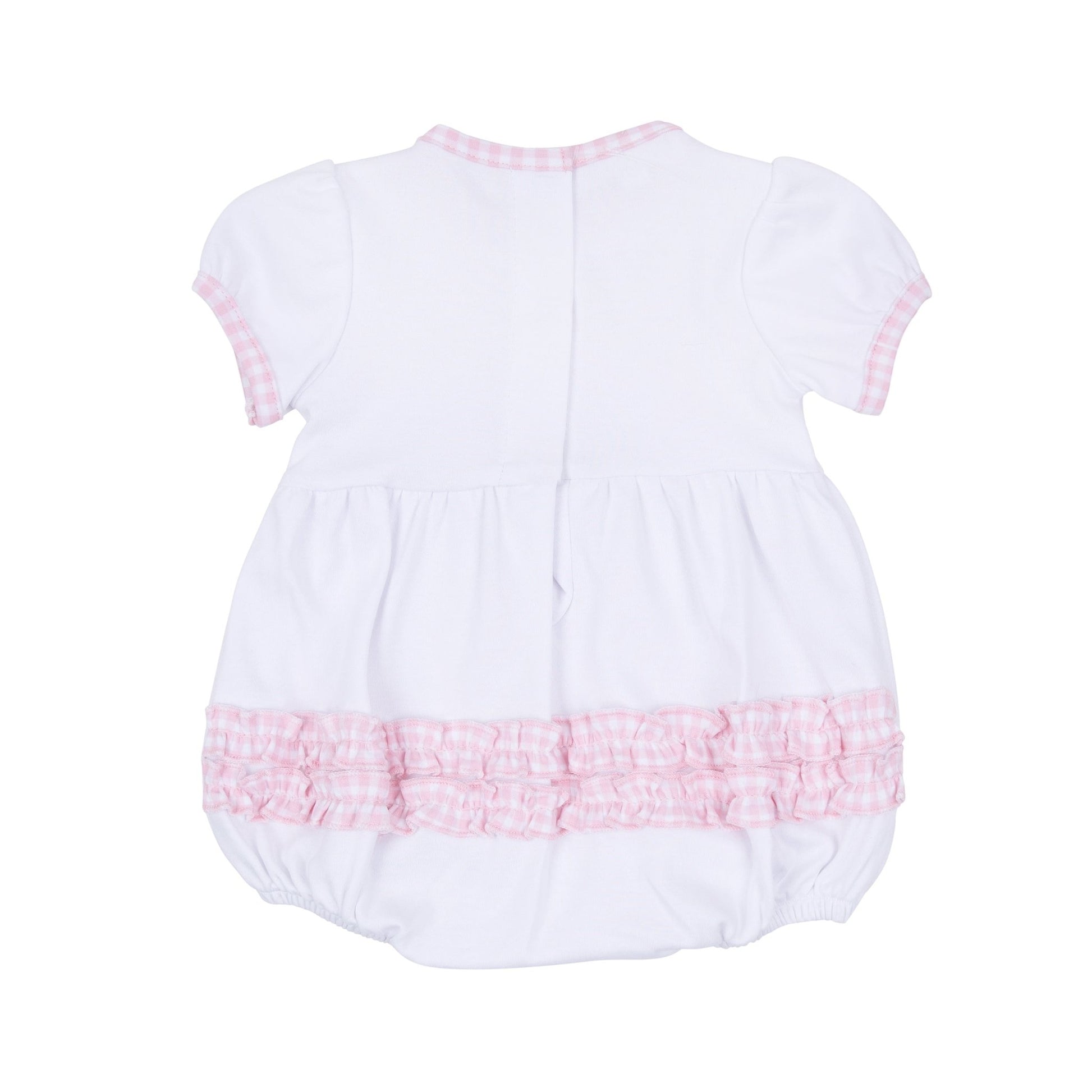 Sweet Golden Ruffled Hand - Embroidered Bubble - Magnolia BabyBubble