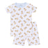Sweet Golden Short Pajamas - Light Blue - Magnolia BabyShort Pajamas