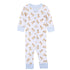 Sweet Golden Zip Pajamas - Light Blue - Magnolia BabyZipper Pajamas