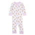 Sweet Golden Zip Pajamas - Pink - Magnolia BabyZipper Pajamas