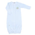 Sweet Little Christmas Embroidered Converter - Blue - Magnolia BabyConverter Gown