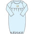 Sweet Little Christmas Embroidered Gown - Blue - Magnolia BabyGown
