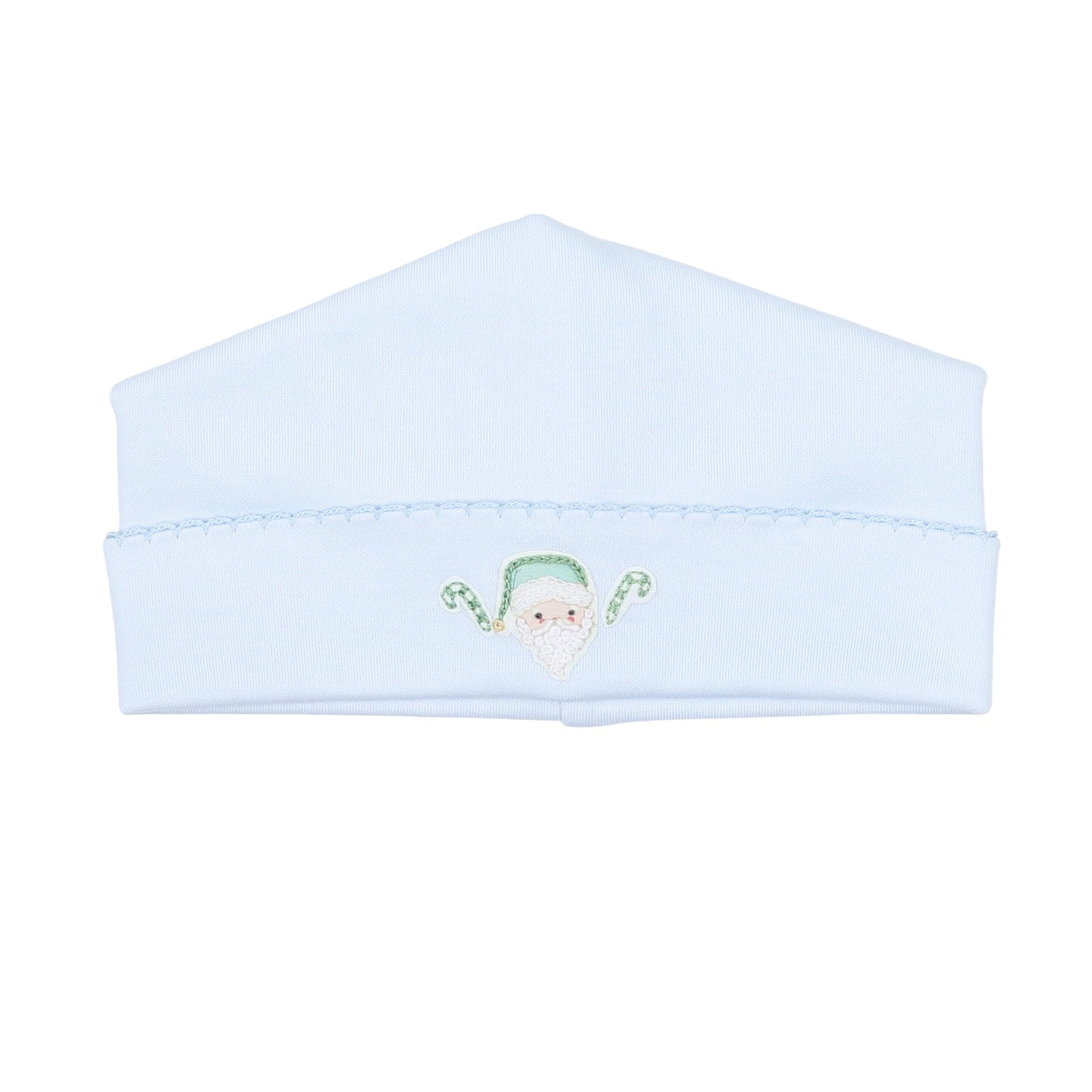 Sweet Little Christmas Embroidered Hat - Blue - Magnolia BabyHat