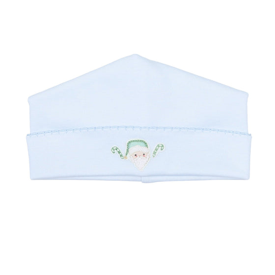 Sweet Little Christmas Embroidered Hat - Blue - Magnolia BabyHat