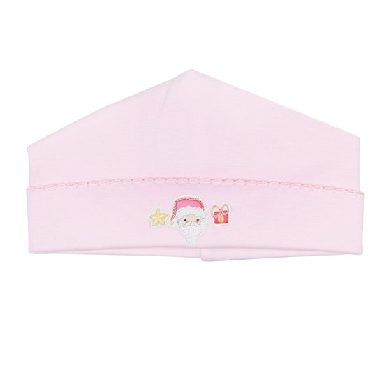 Sweet Little Christmas Embroidered Hat - Pink - Magnolia BabyHat