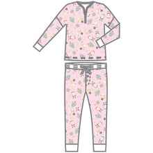  Sweet Little Christmas Women's 2pc Set Pajamas - Pink - Magnolia Baby2pc Set Pajamas