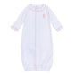 Sweet Peppermint Embroidered Ruffle Converter - Magnolia BabyConverter Gown