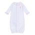 Sweet Peppermint Embroidered Ruffle Converter - Magnolia BabyConverter Gown