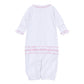 Sweet Peppermint Embroidered Ruffle Converter - Magnolia BabyConverter Gown