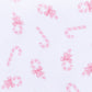 Sweet Peppermint Print Ruffle Footie - Magnolia BabyFootie