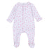 Sweet Peppermint Print Ruffle Footie - Magnolia BabyFootie