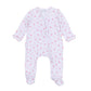 Sweet Peppermint Print Zip Footie - Magnolia BabyFootie