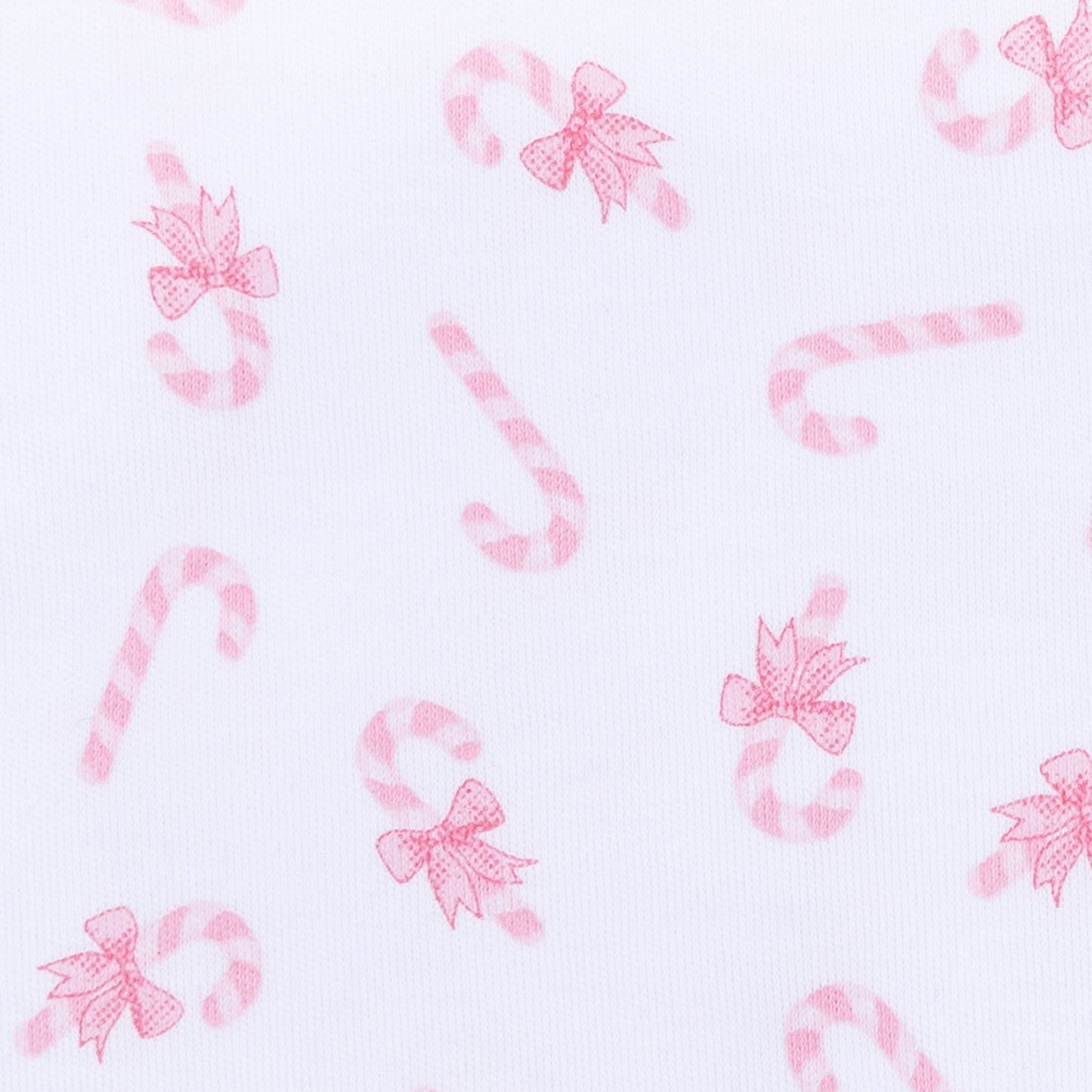 Sweet Peppermint Print Zip Footie - Magnolia BabyFootie