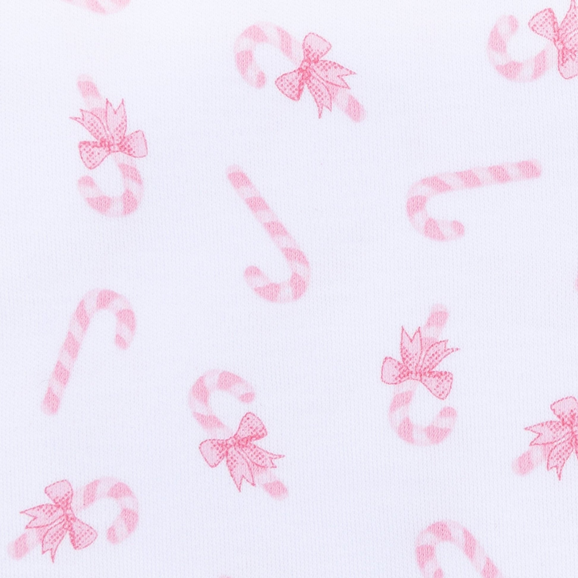 Sweet Peppermint Print Zip Footie - Magnolia BabyFootie