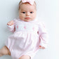 Sweet Peppermint Smocked Bubble - Magnolia BabyBubble
