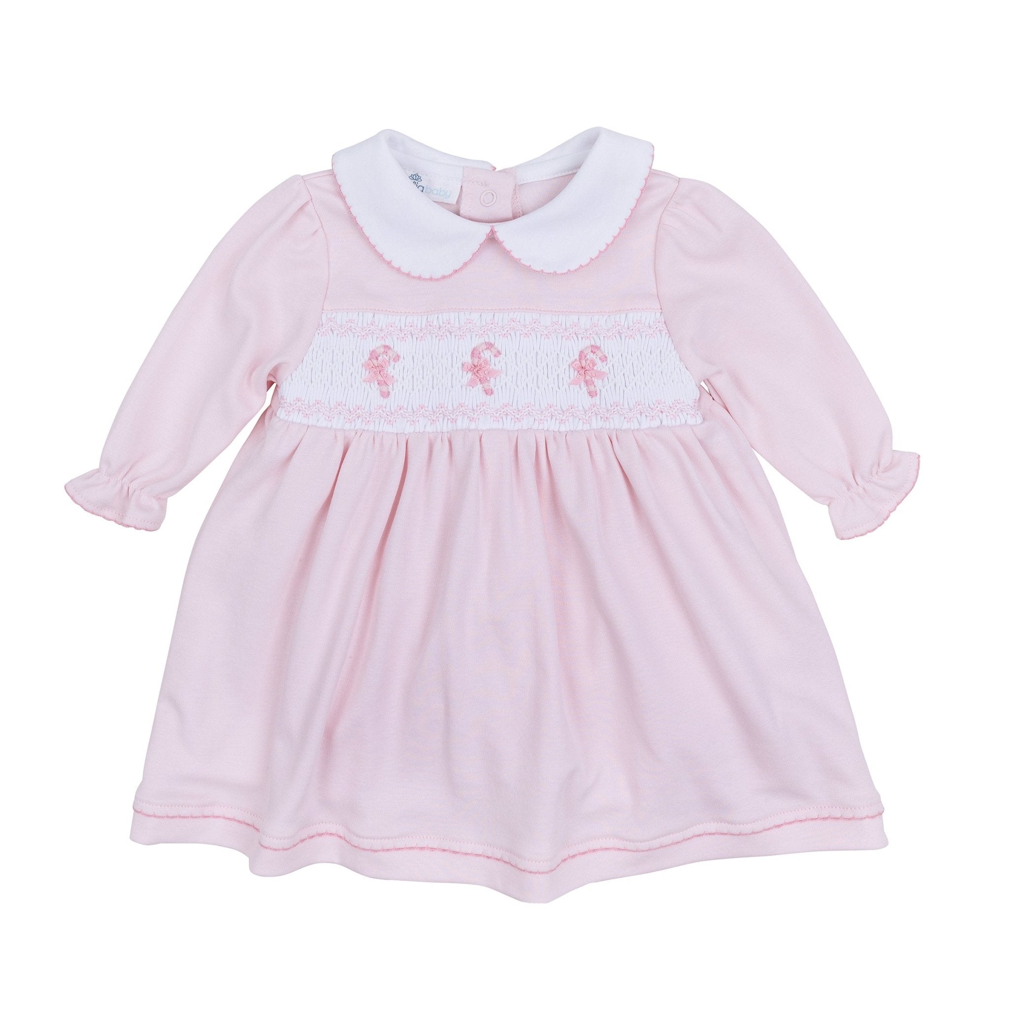 Sweet Peppermint Smocked Dress - Magnolia BabyDress